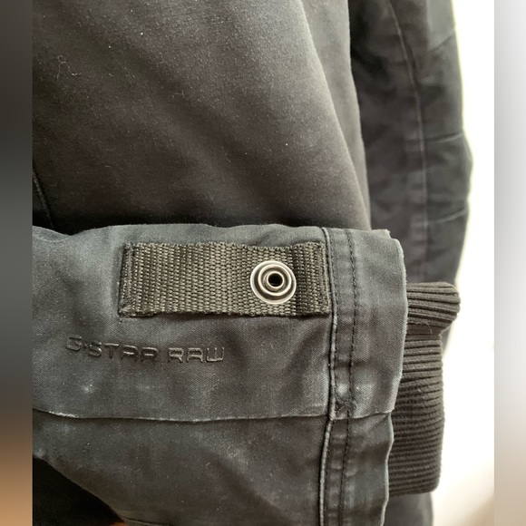 GSTAR RAW 3301 Black Hooded Jacket - Picture 11 of 16